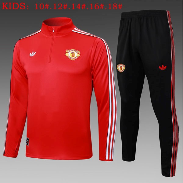 Ninos Sudadera De Training Manchester United 2025/26 Rojo 5